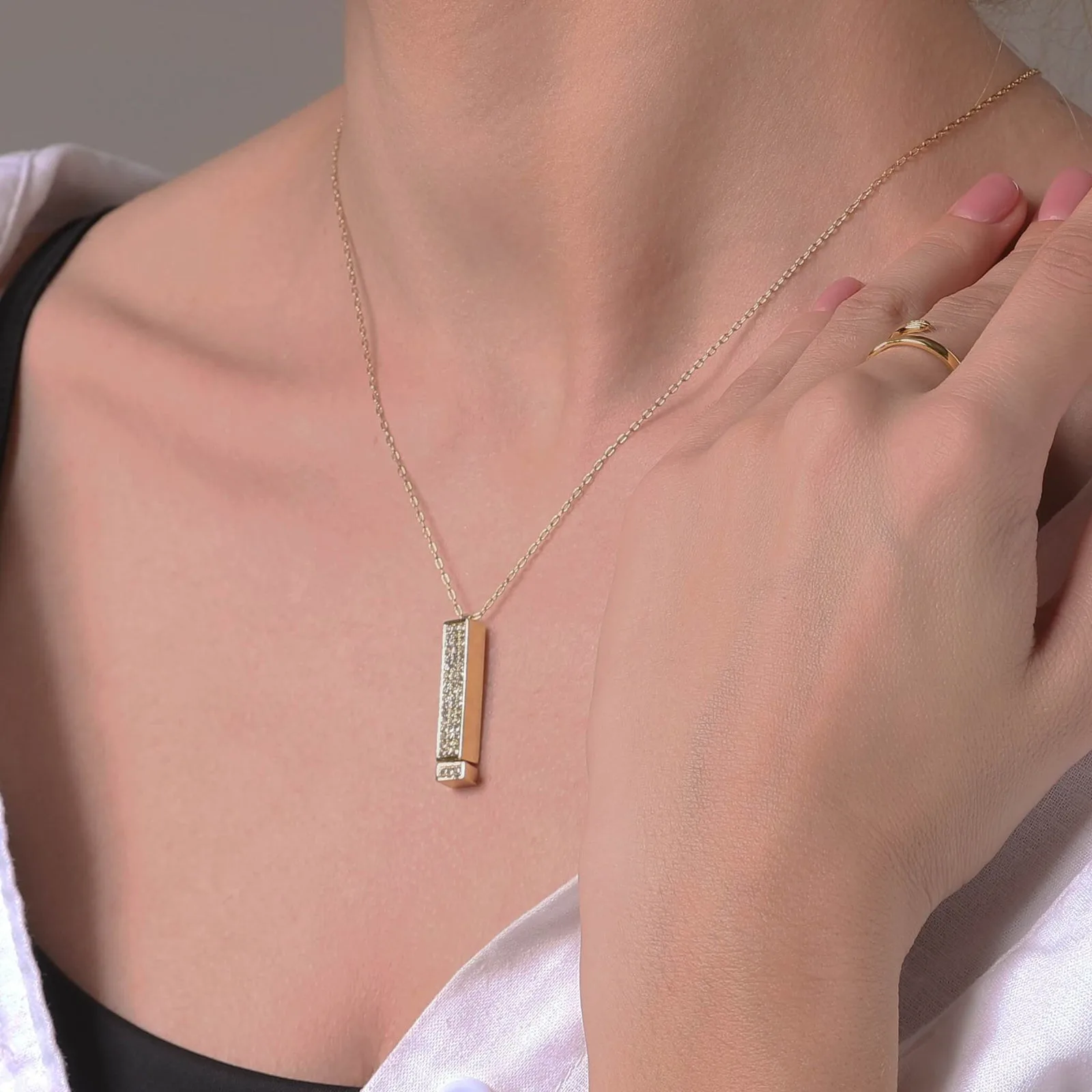 "I Love You" Necklace - Solid Gold